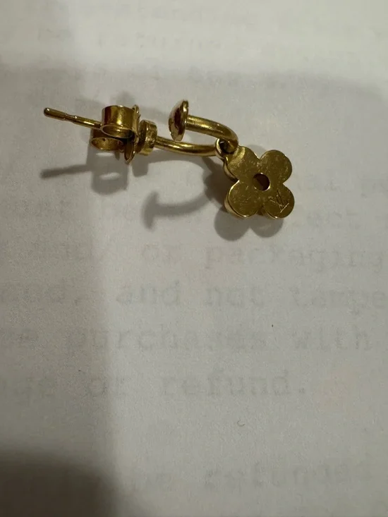 Authentic LV Louis Vuitton Blooming Earrings m64859 - Picture 3 of 11